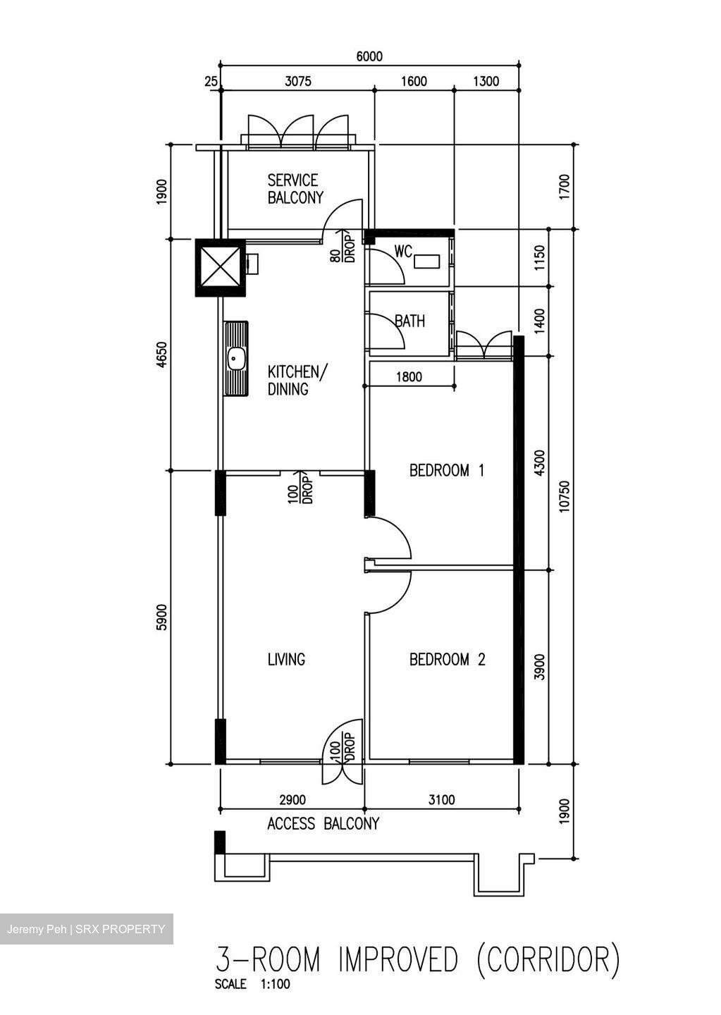Blk 5 Lorong Lew Lian (Serangoon), HDB 3 Rooms #572247841